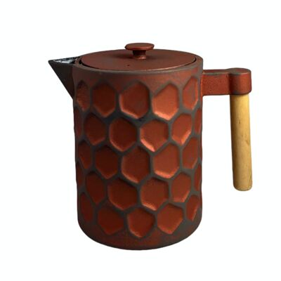 Kabo cast iron coffee pot 1.5l copper