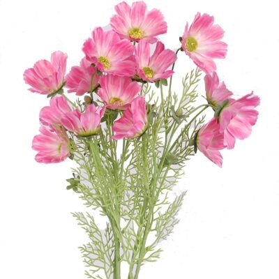 Emilie rosa cosmos flor artificial - 60cm