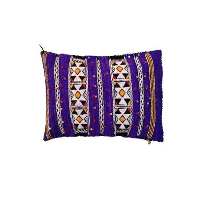 Purple Moroccan Kilim Cushion