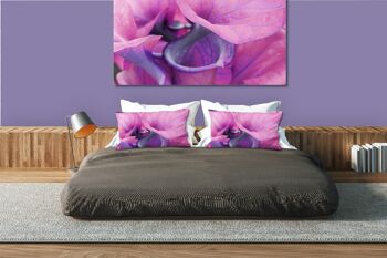 Ensemble de coussins photo décoratifs (2 pièces), motif : calla blossoms romance 3 - taille : 80 x 40 cm - housse de coussin premium, coussin décoratif, coussin décoratif, coussin photo, housse de coussin 7