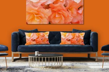 Ensemble de coussins photo décoratifs (2 pièces), motif : fleur de rose Rosentraum 5 - taille : 80 x 40 cm - housse de coussin premium, coussin décoratif, coussin décoratif, coussin photo, housse de coussin 3