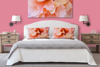 Ensemble de coussins photo décoratifs (2 pièces), motif : fleur de rose rêve de rose 4 - taille : 80 x 40 cm - housse de coussin premium, coussin décoratif, coussin décoratif, coussin photo, housse de coussin 6