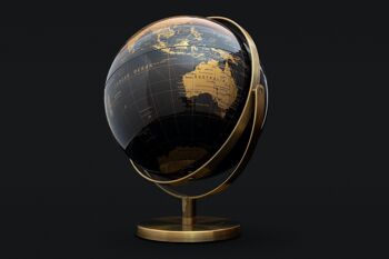 Globe WORLD TOUR en noir/or 4