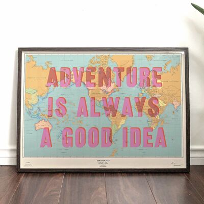 Scratch Map scratch card | ADVENTURE ALWAYS GOOD IDEA