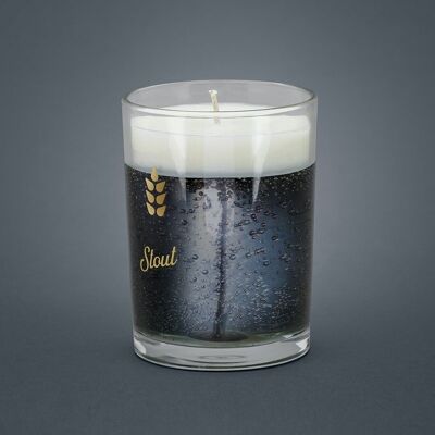 Beer candle STOUT | Burn time approx. 60 hours
