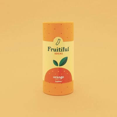 Chaussettes fruits | Orange