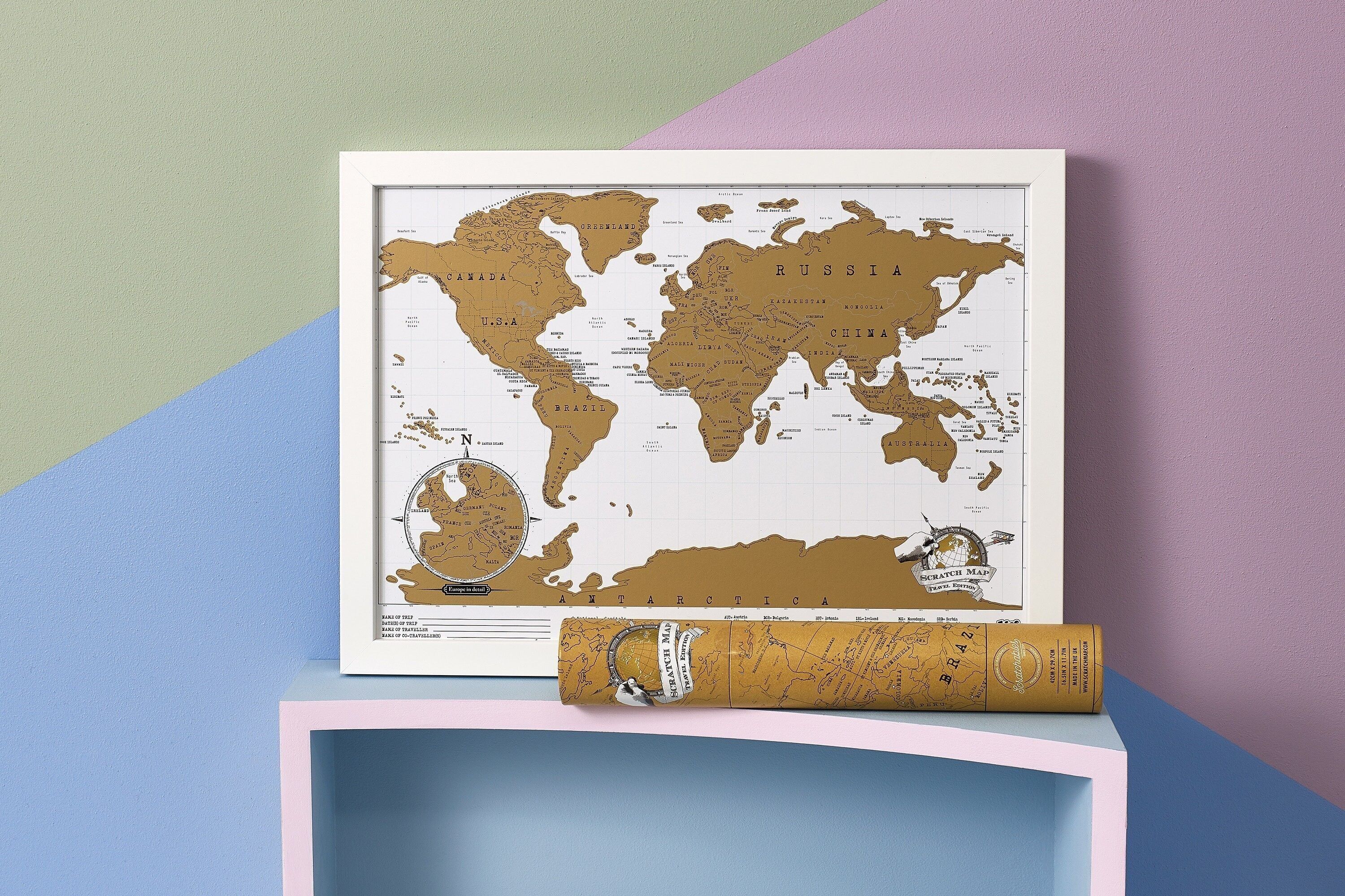 Scratch Map scratch card | Travel EDITION