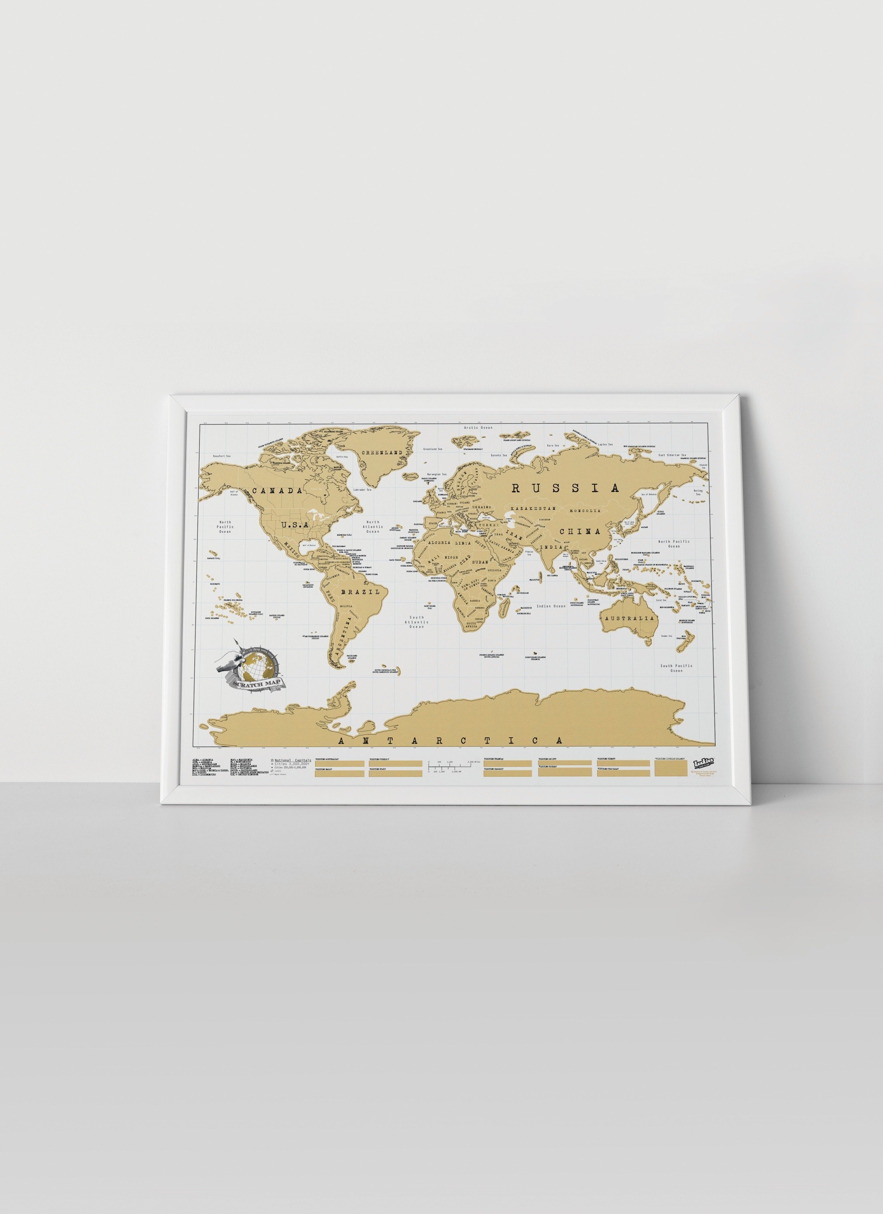 Scratch Map Rubbelkarte | Classic