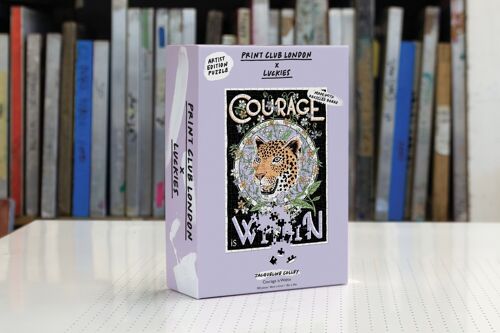 PRINT CLUB London Puzzle COURAGE IS WITHIN