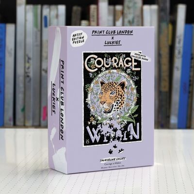 PRINT CLUB London Puzzle COURAGE IS WITHIN