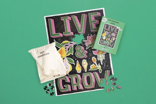 PRINT CLUB London Puzzle LIVE AND GROW