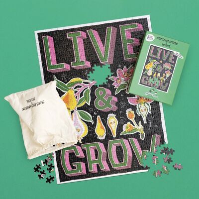 PRINT CLUB London Puzzle LIVE AND GROW