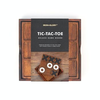 Jeu Tic Tac Toe en bois 5