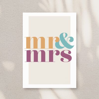 MR & MRS - Card