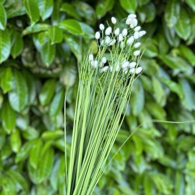 Grüner und weißer künstlicher Weidengraspfahl, 70 cm