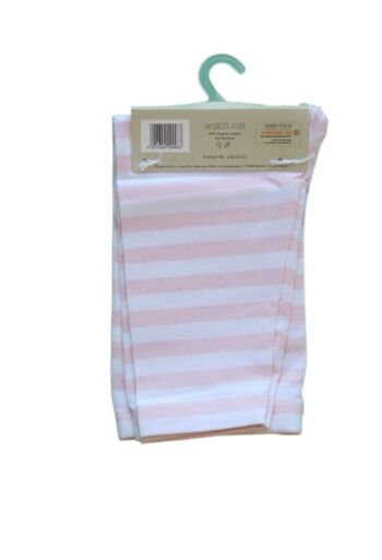 Pantalon bébé baie, rose rayé & gris chiné 6