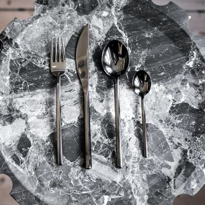 BAMBINI - Cutlery set, 16 pieces, Nero black