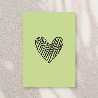 Sketch Heart - Card