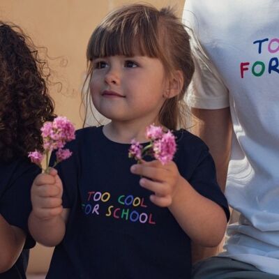 Too Cool For School T-Shirt - Navy