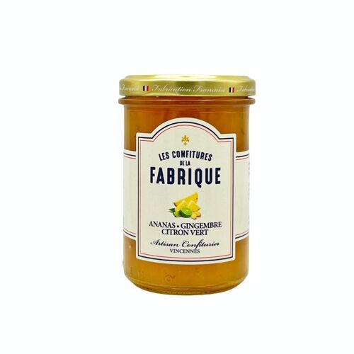 Confiture Ananas Gingembre Citron Vert