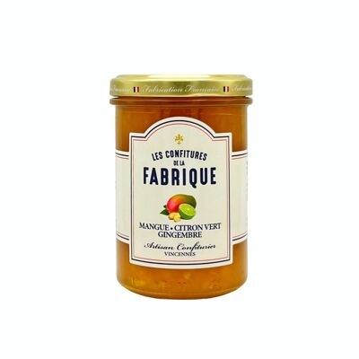 Confiture Mangue Citron vert Gingembre