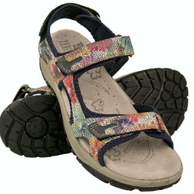Zerimar Women's trekking sandals 100% leather and comfortable