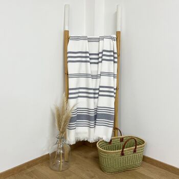 Fouta coton doublée éponge Karabuk 400gm² 3