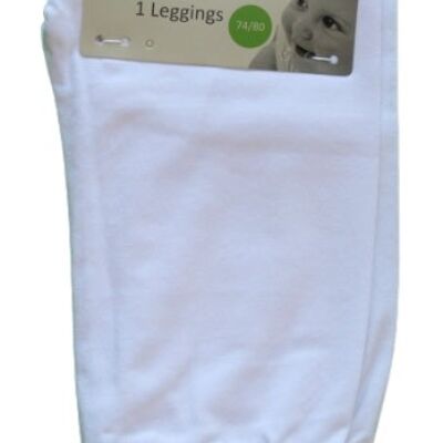 Leggings mint & white