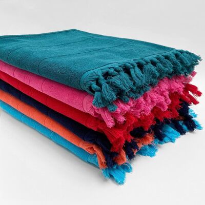 Hammam plain terry cotton towel 100% cotton