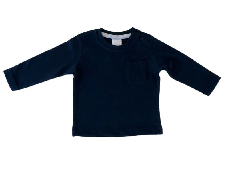 Maglia a maniche lunghe blu scuro