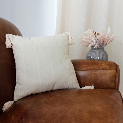 BOMBAY NATURAL cushion with removable cover 40 x 40 cm