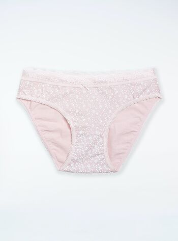 Culotte de Grossesse Fleurs en Coton 5