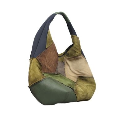 LEATHER BAG M. RAVEN AW23 MULTICOLOR