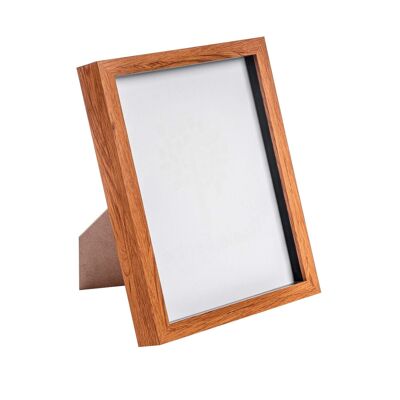 Nicola Spring Box-Fotorahmen – 8 x 10 – dunkles Holz