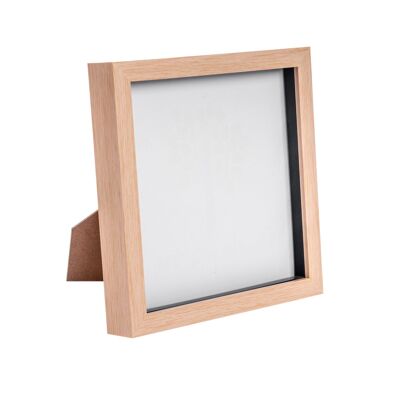 Nicola Spring Box-Fotorahmen – 8 x 8 – helles Holz