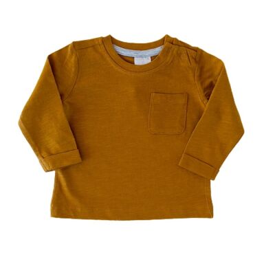 Maglia a maniche lunghe gialla