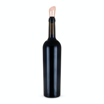 Bouchon à vin et bec verseur poids lourd Uberstar - Rose 2