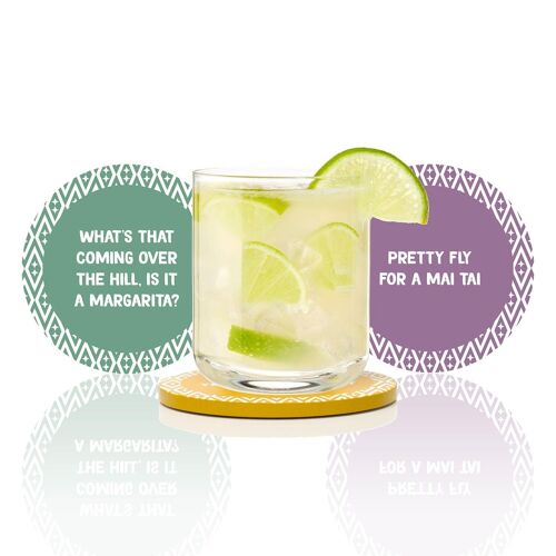 Uberstar Cocktail Song Coasters - Volume 1 (Set of 4)