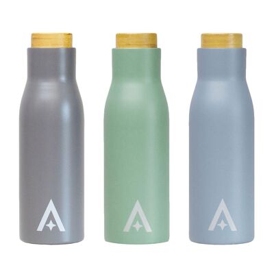 Uberstar Insulated Drinks Bottle - Grey