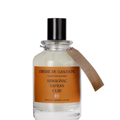 Home fragrance / Spray Armagnac -saffron-leather 100 ml