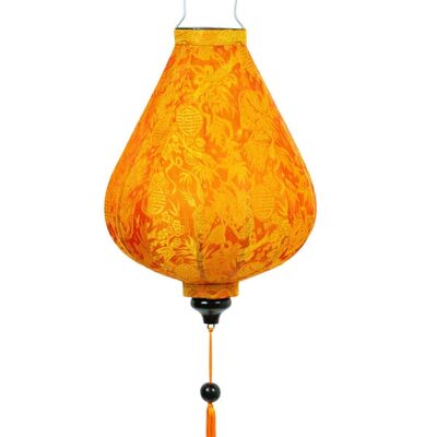 Linterna de seda con gotas de naranja de Hoi An