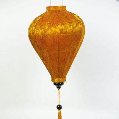 Palloncino in rame con lanterna di seta Hoi An