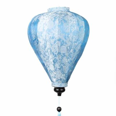 Hoi An Silk Lantern Light Blue Balloon