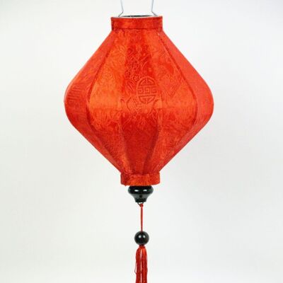 Hoi An silk lantern red diamond