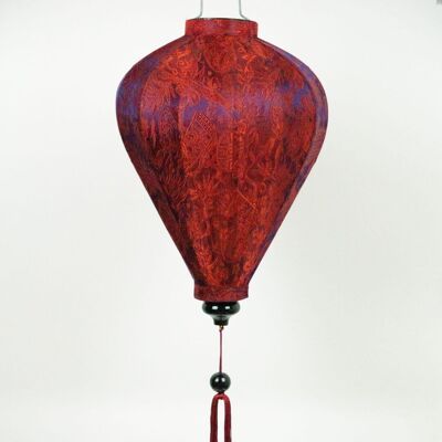 Hoi An Silk Lantern Purple / Red Balloon