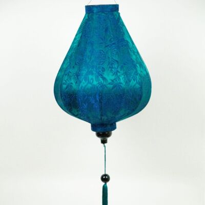 Hoi An Silk Lantern Blue / Green Drop