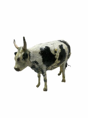 Vache en papier mâché Nguni 1