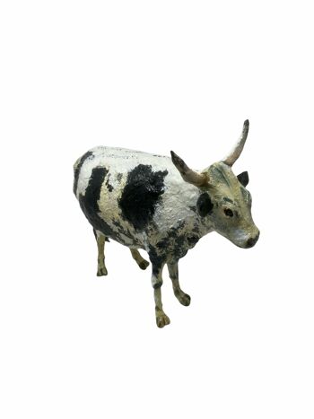 Vache en papier mâché Nguni 2