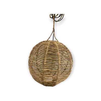 Palm leaf lamp shade- Mozambique handmade (L)