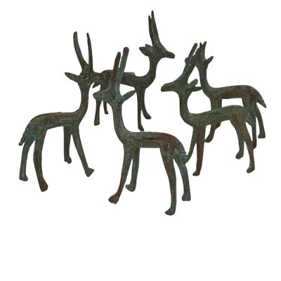 Bronze miniature buck/antelope - Chad (119)